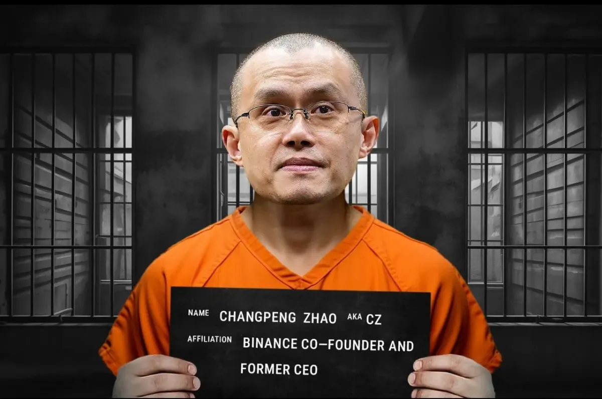 Portrait-style photo with partially readable text about Changpeng Zhao, Binance co‑founder and former CEO Portrait-style photo with partially readable text about Changpeng Zhao, Binance co‑founder and former CEO